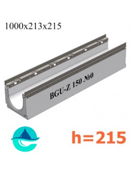 BGU-Z DN150 H215, № 0 лоток бетонный водоотводный 